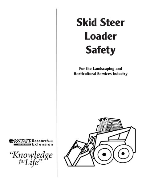 skid steer written test|skid steer training manual.